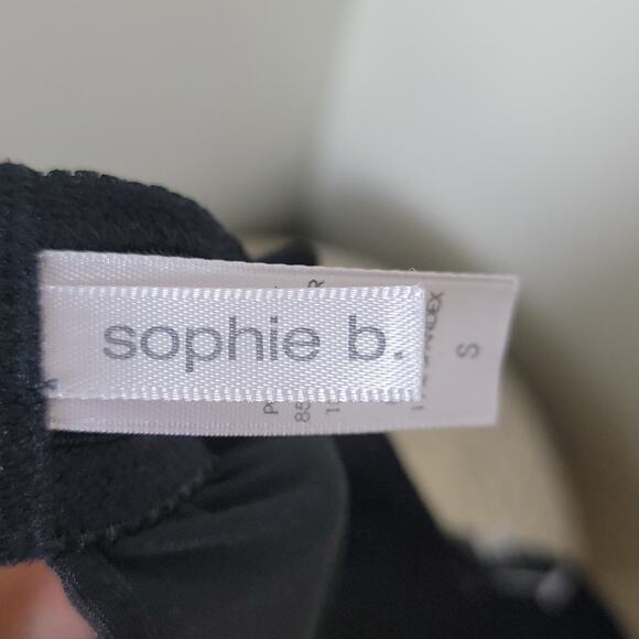 Sophie B Polka Dot Babydoll Slip Womens size S Tan Black - Picture 11 of 12